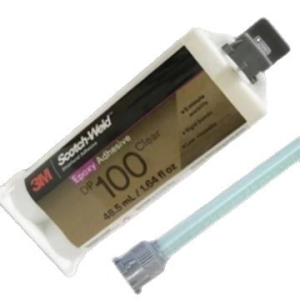Keo Epoxy 3M Scotch-Weld DP100 Plus Clear 48.5ml Duo-Pak, keo 2 thành phần trong suốt, đóng rắn nhanh