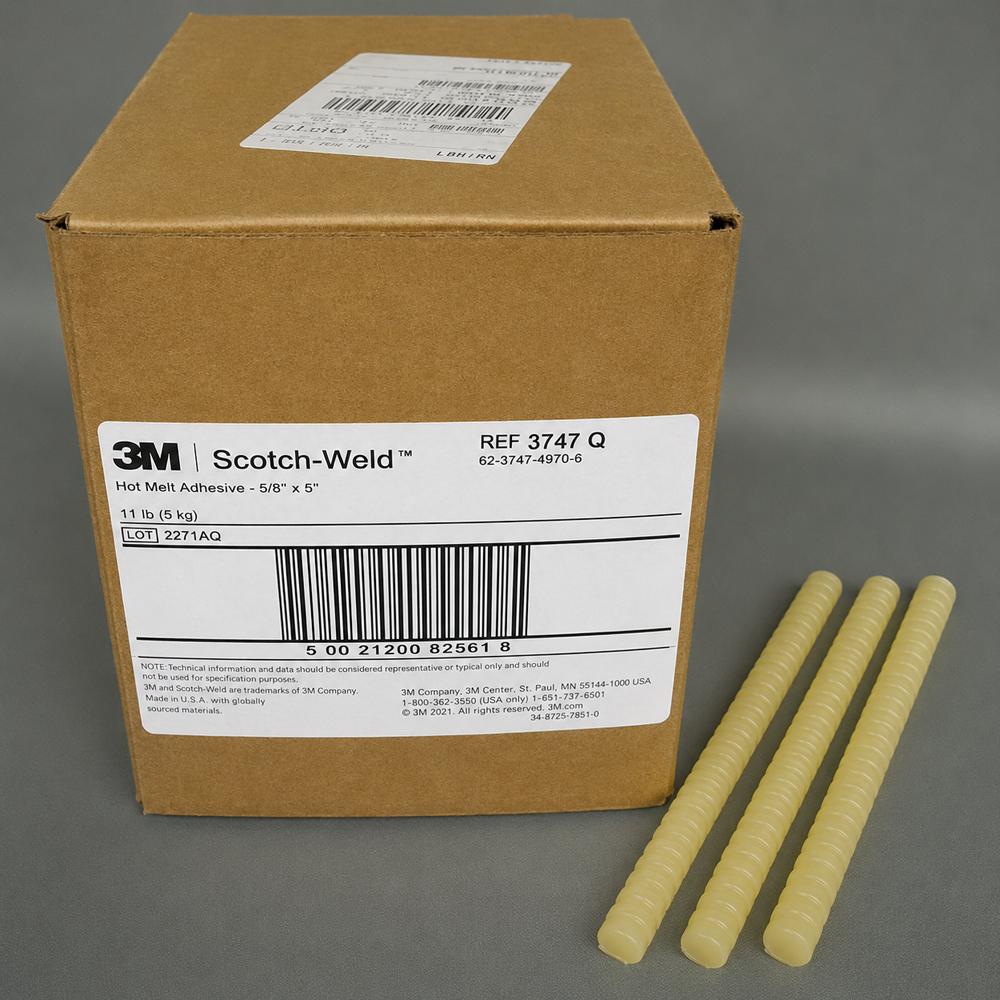 3M Hot Melt Adhesive 3747Q keo nhiệt dạng thanh màu Tan 11lb