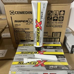 Cemedine 8008 Plus Black AX249 keo dán đàn hồi cho kim loại nhựa