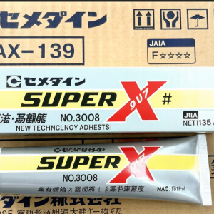 Cemedine 8008 Clear AX139 keo dán đàn hồi cho kính kim loại nhựa