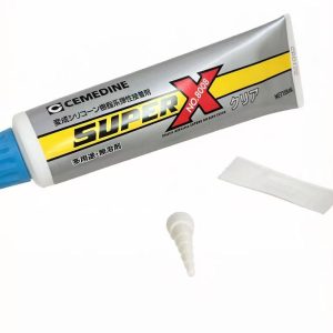Cemedine 8008 Plus Clear AX250 keo dán đàn hồi cho kính kim loại nhựa